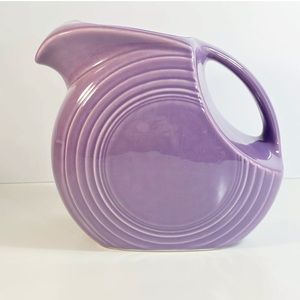Fiestaware Lilac Purple Retired Large Disc Pitcher